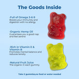 SNEDARK gommes chanvre – parfums naturels de fruits pour une expérience gourmande.