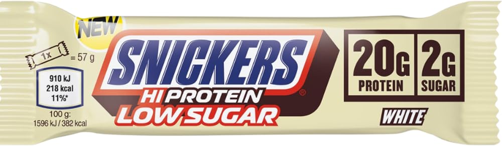 Encas protéiné Snickers après effort chocolat blanc