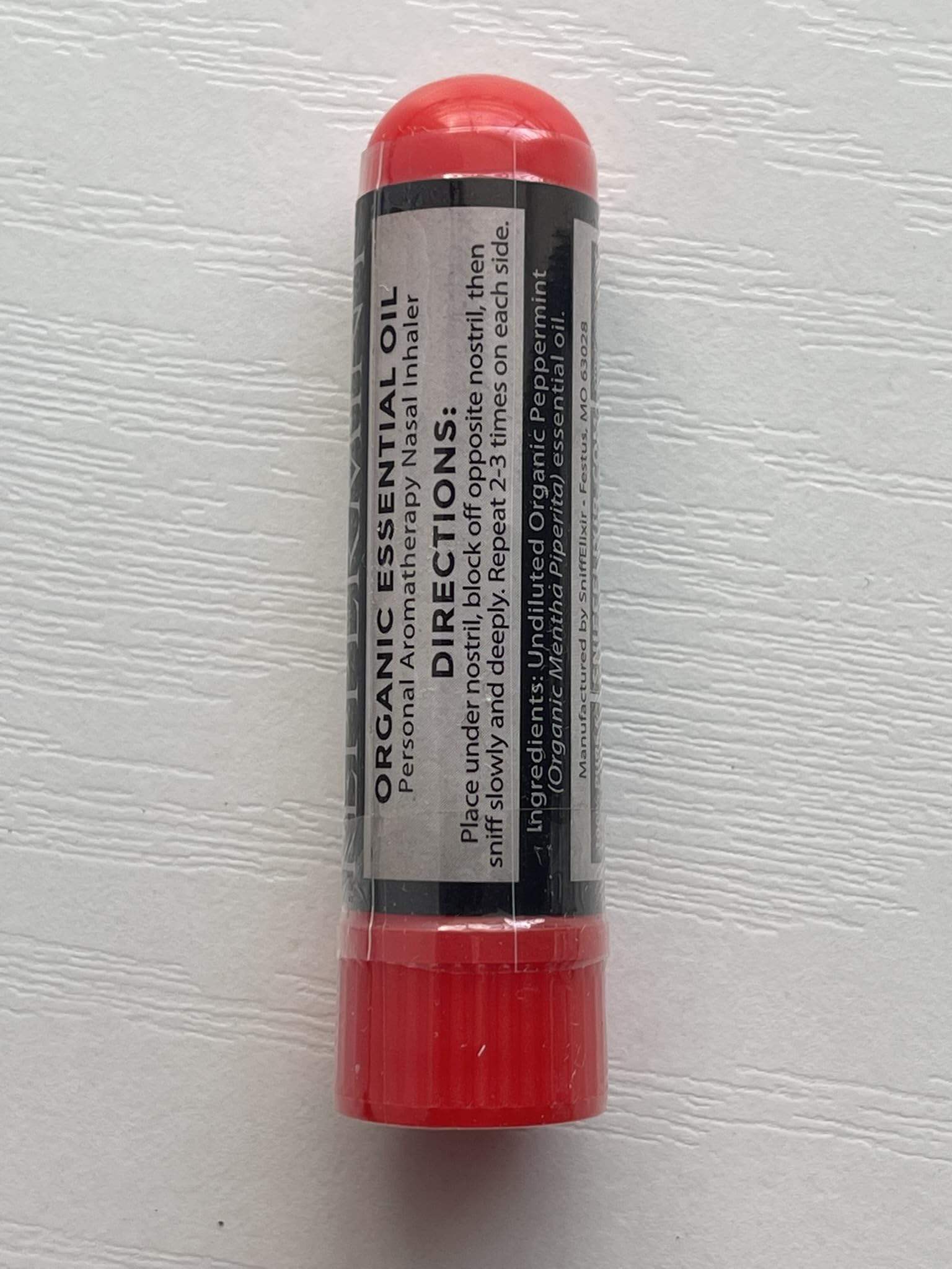 Expérience aromathérapique SniffElixir menthe: touche rafraîchissante à tout moment.