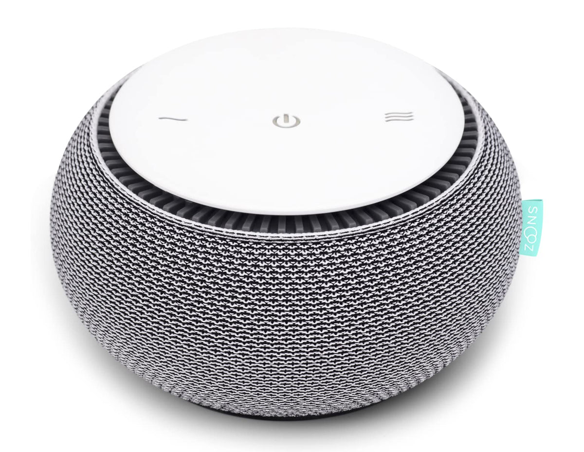 SNOOZ montre le ventilateur réel produisant un bruit blanc non bouclé.