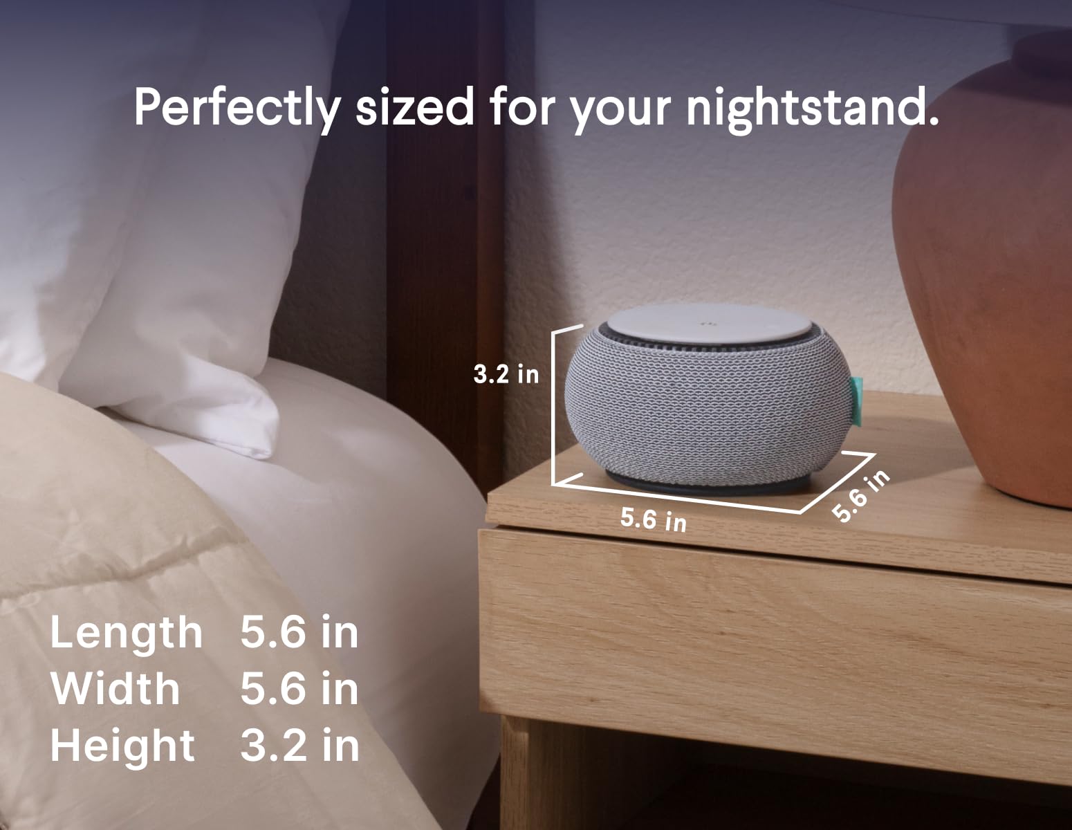SNOOZ design compact et portable, idéal pour voyager.