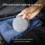 SNOOZ Go: six-modes-bruits pour masquer les bruits et favoriser le sommeil.