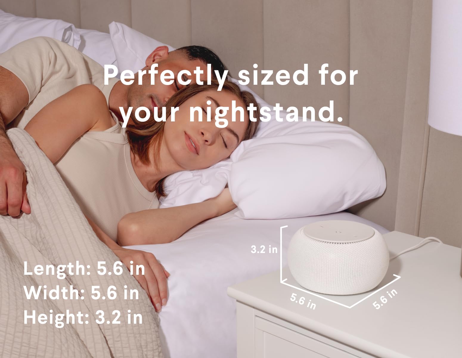 Mise en route facile du SNOOZ Pro avec ses trois boutons.