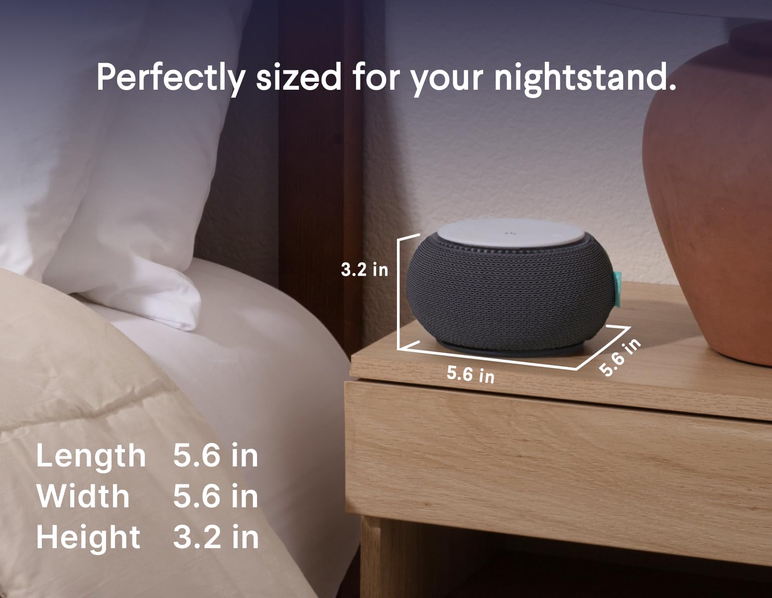 SNOOZ bruit constant favorise un sommeil plus profond.
