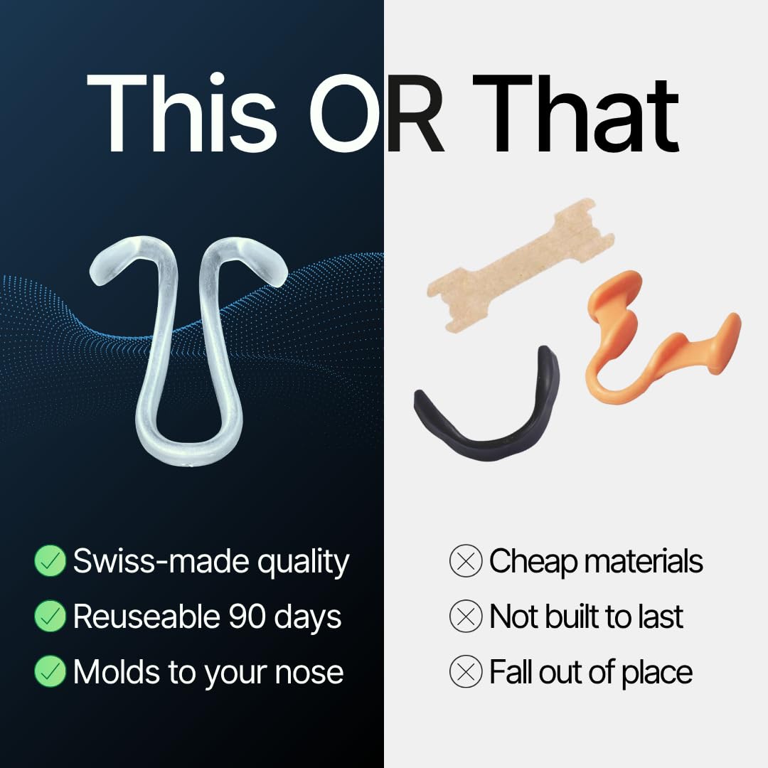 Dilatateur nasal SnoreLessNow disponible en petites, moyennes et grandes tailles pour ajustement personnalisé