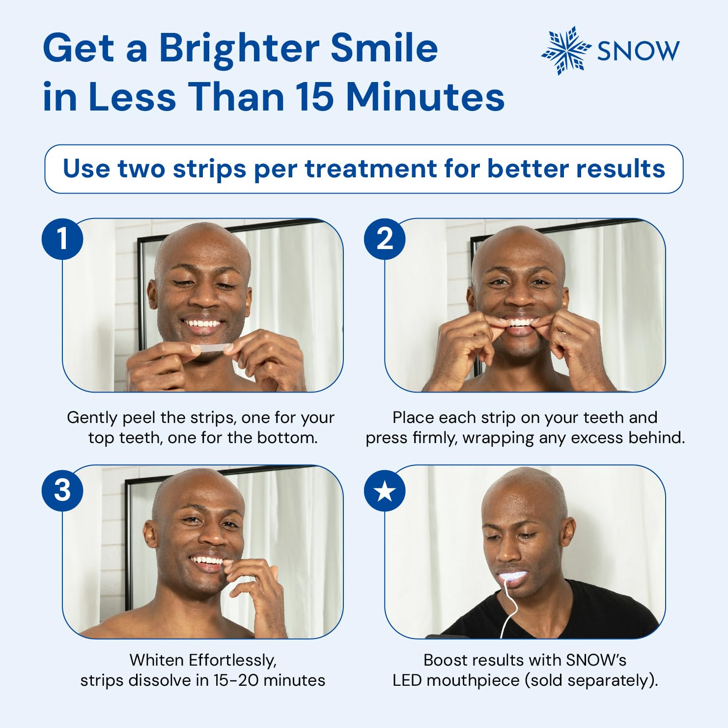 SNOW Diamant Protection émail nano-hydroxyapatite — soutien à l’émail pendant le blanchiment.