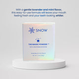 SNOW Snow Magic poudre-lavande-menthe-saveur : expérience fraîche et agréable.