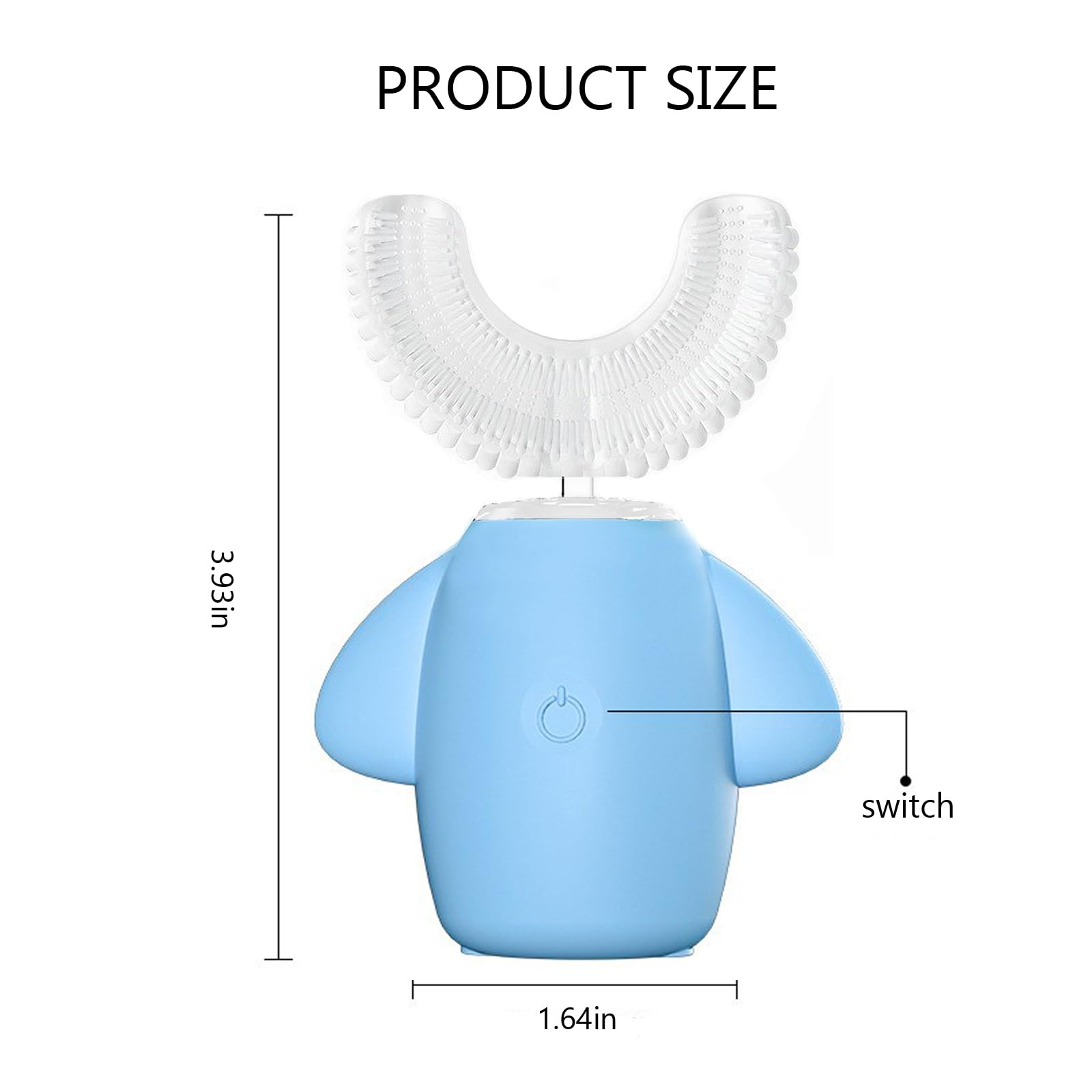 Snowrose brosse rose stimule l'habitude de se brosser chez les enfants.