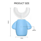 Snowrose brosse rose stimule l'habitude de se brosser chez les enfants.