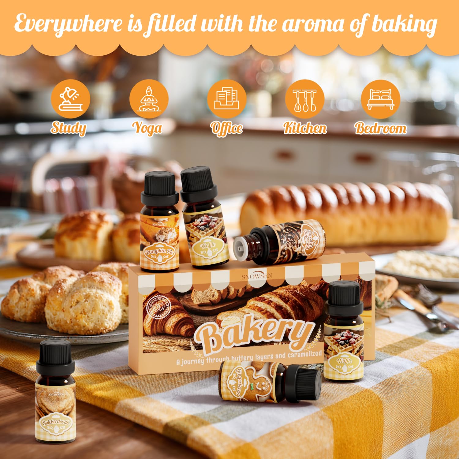 Coffret SNOWSEN Gaufre pour diffusion douce et chaleureuse.