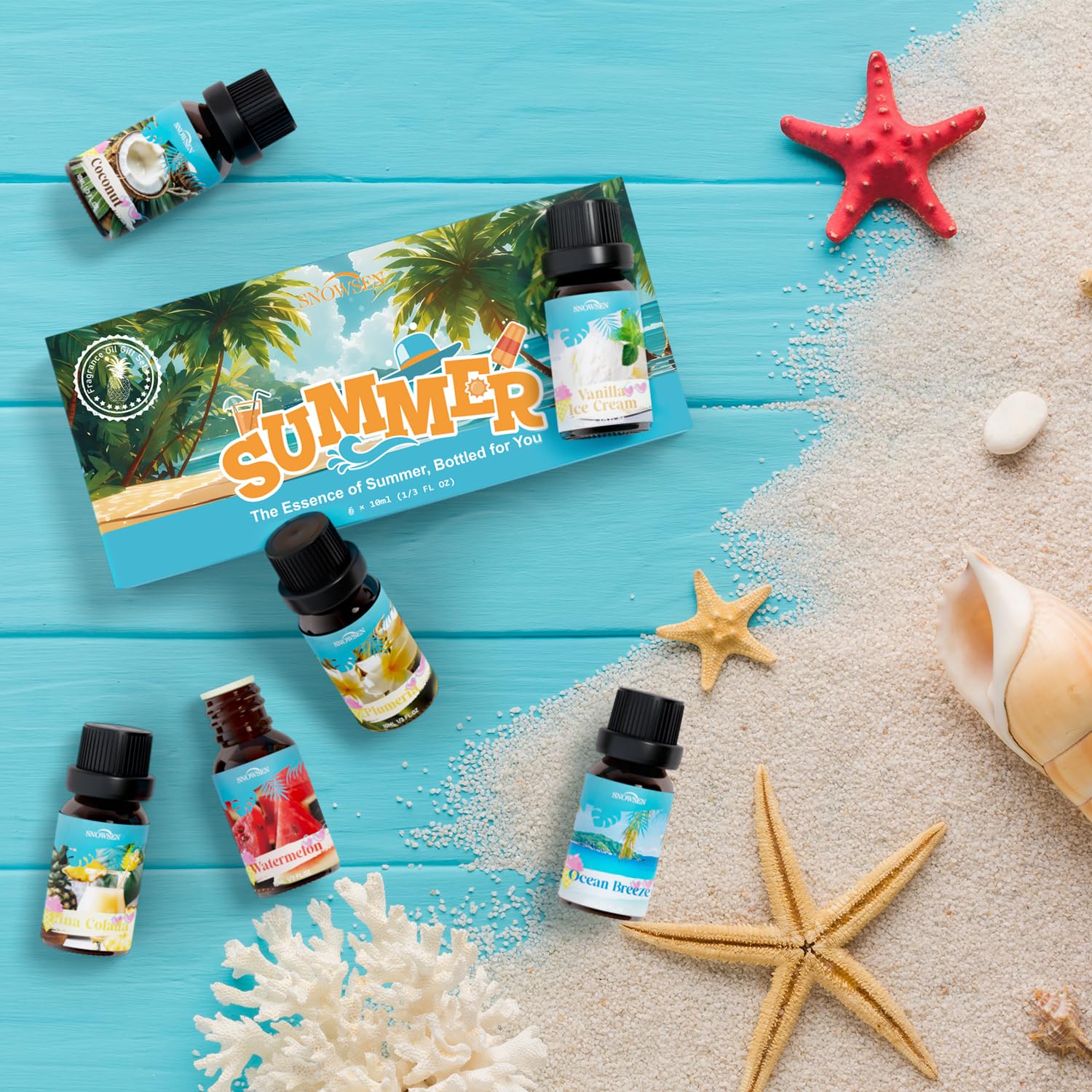 SNOWSEN diffuseur-bougies ete : ensemble polyvalent pour DIY fragrance.