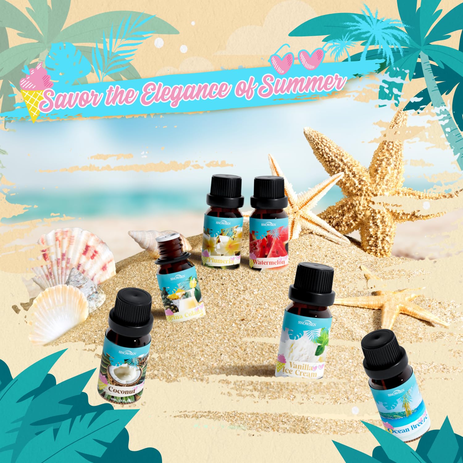 SNOWSEN pina colada : notes fruitées pour réveiller l’été en diffusion.