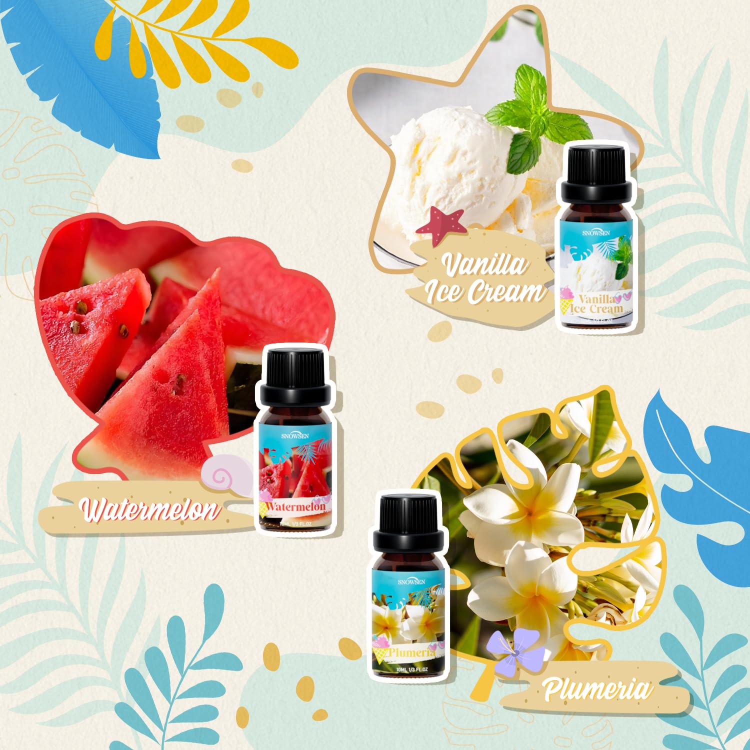 SNOWSEN plumeria : parfum floral exotique pour eau de parfum DIY.