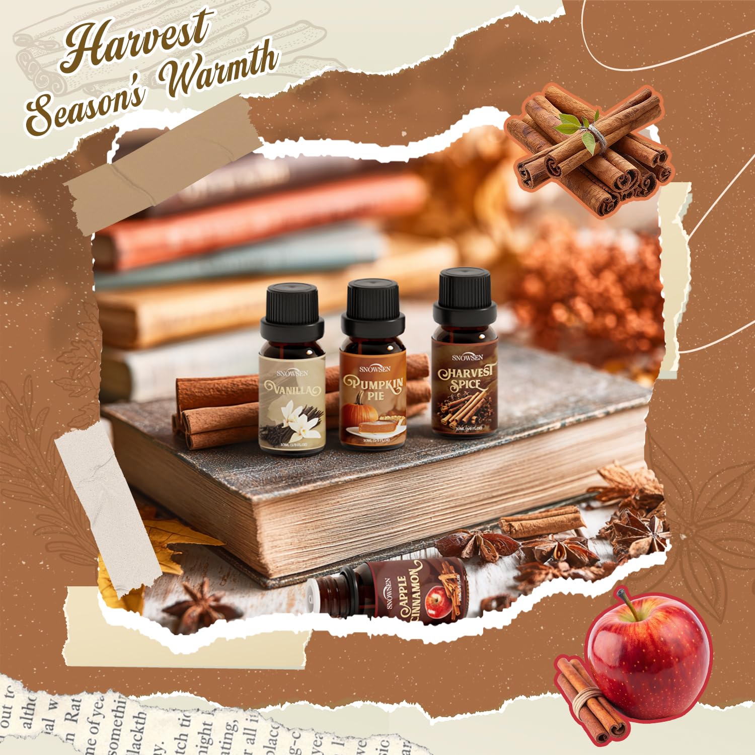 SNOWSEN huile essentielle café pour diffusion aromatique quotidienne