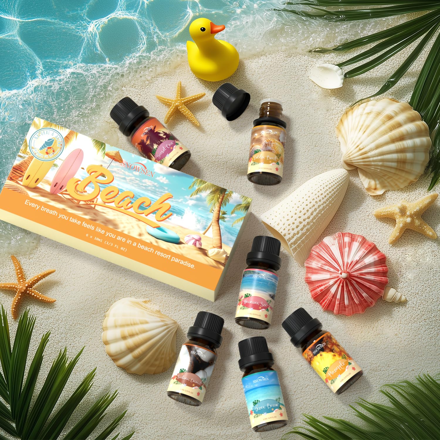 SNOWSEN Ensemble Cadeau Plage : coffret parfait pour offrir et diffuser.