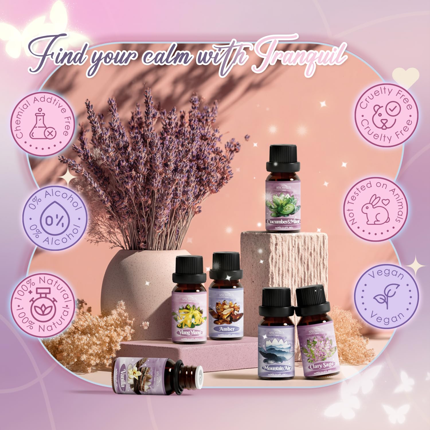 SNOWSEN Vanille: parfum doux pour une ambiance apaisante