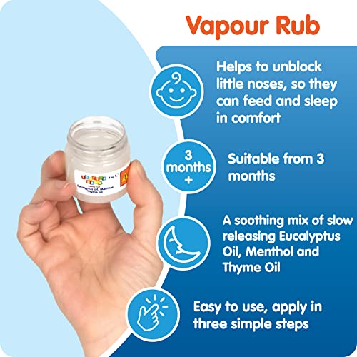 SNUFFLE BABE Vapour Rub sur la gorge pour inhalation.