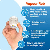 SNUFFLE BABE Vapour Rub sur la gorge pour inhalation.