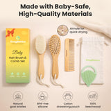 Brosse Snugbabies croûtes de lait en silicone doux pour délier les croûtes.