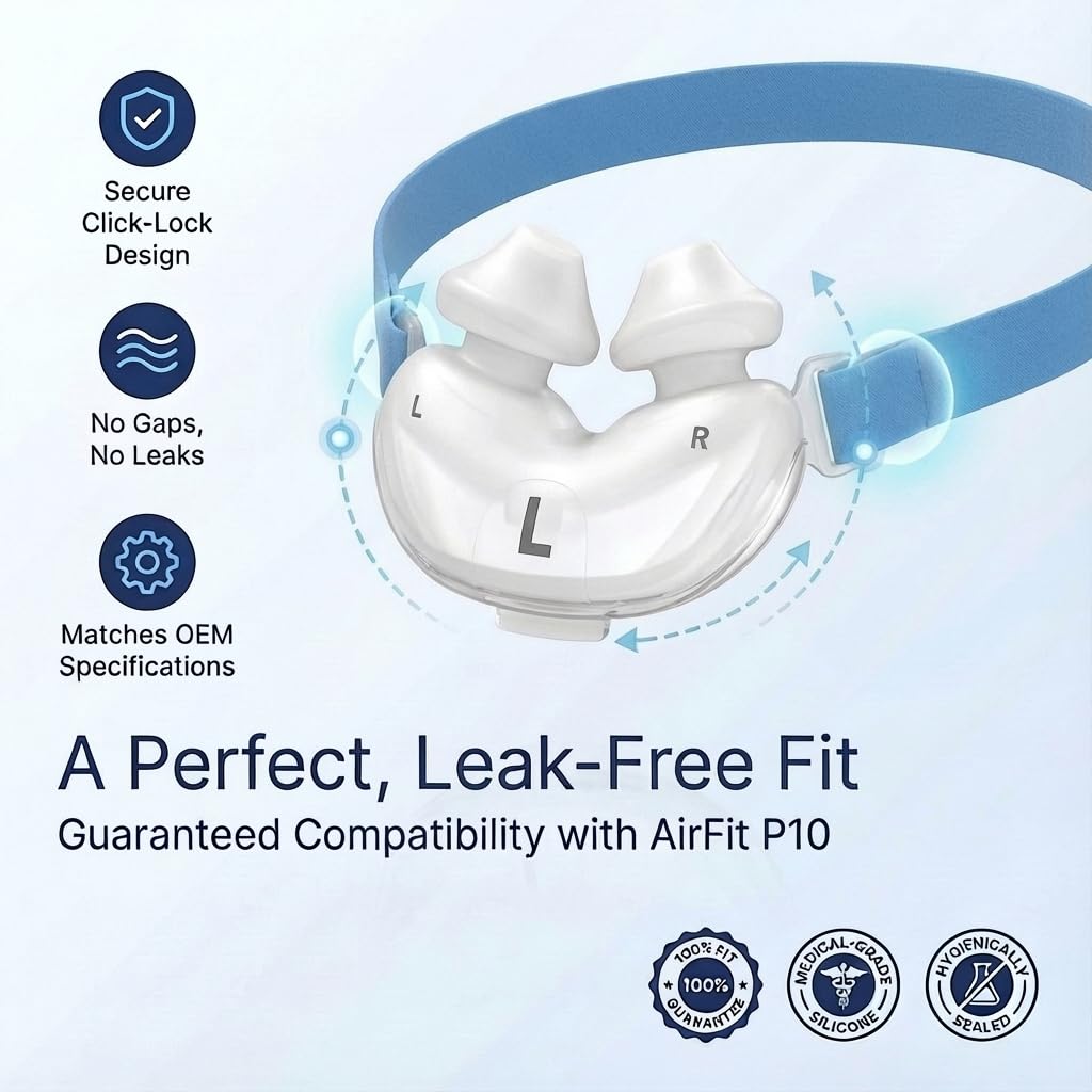 Coussinets Snugell AirFit P10 offrant confort autour des narines.