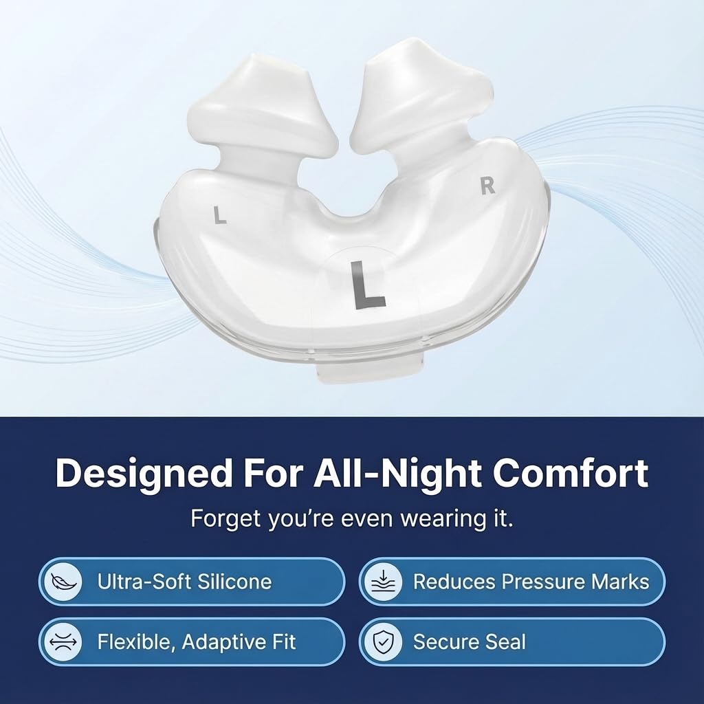 Remplacement facile des coussinets Snugell pour AirFit P10.