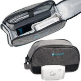Snugell AirMini sac de voyage compact protégeant CPAP et accessoires lors des trajets.