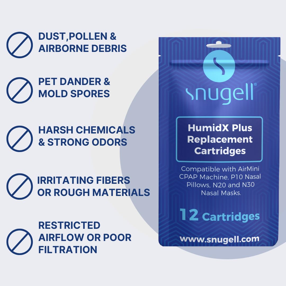 Snugell HumidX Plus emballage 12-cartouches pour remplacement fiable