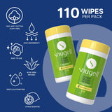 Lingettes Snugell Citrus pour tubes CPAP, nettoyage sans alcool