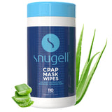 Lingettes Snugell pour masque CPAP sans parfum – nettoyage en douceur.