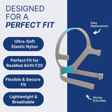 Pack 2 Snugell gris et bleu pour AirFit F20, choix de couleurs.