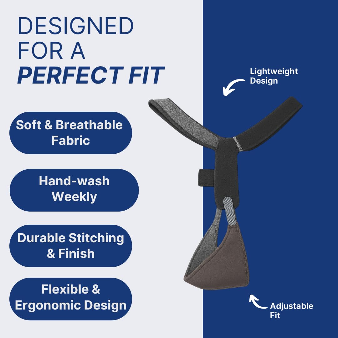 Snugell sangle mentonnière premium — légèreté et confort pour sommeil prolongé.