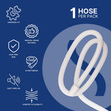 Tuyau CPAP Snugell avec connecteurs 22 mm pour une connexion fiable.