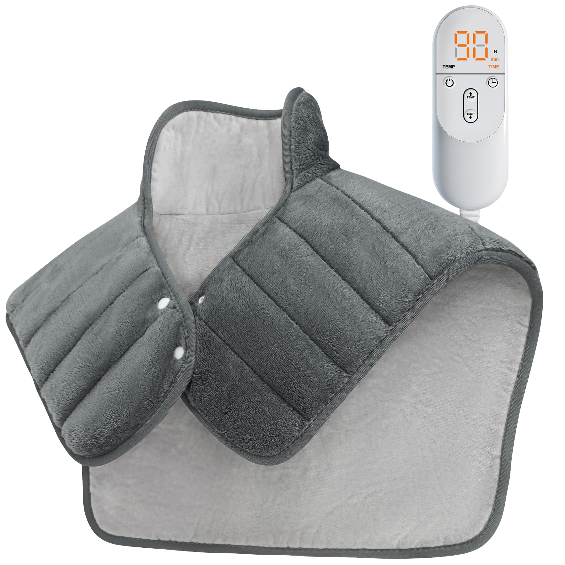 SNUGYOURT coussin chauffant dos-nuque, enveloppe chaude pour détente ciblée.