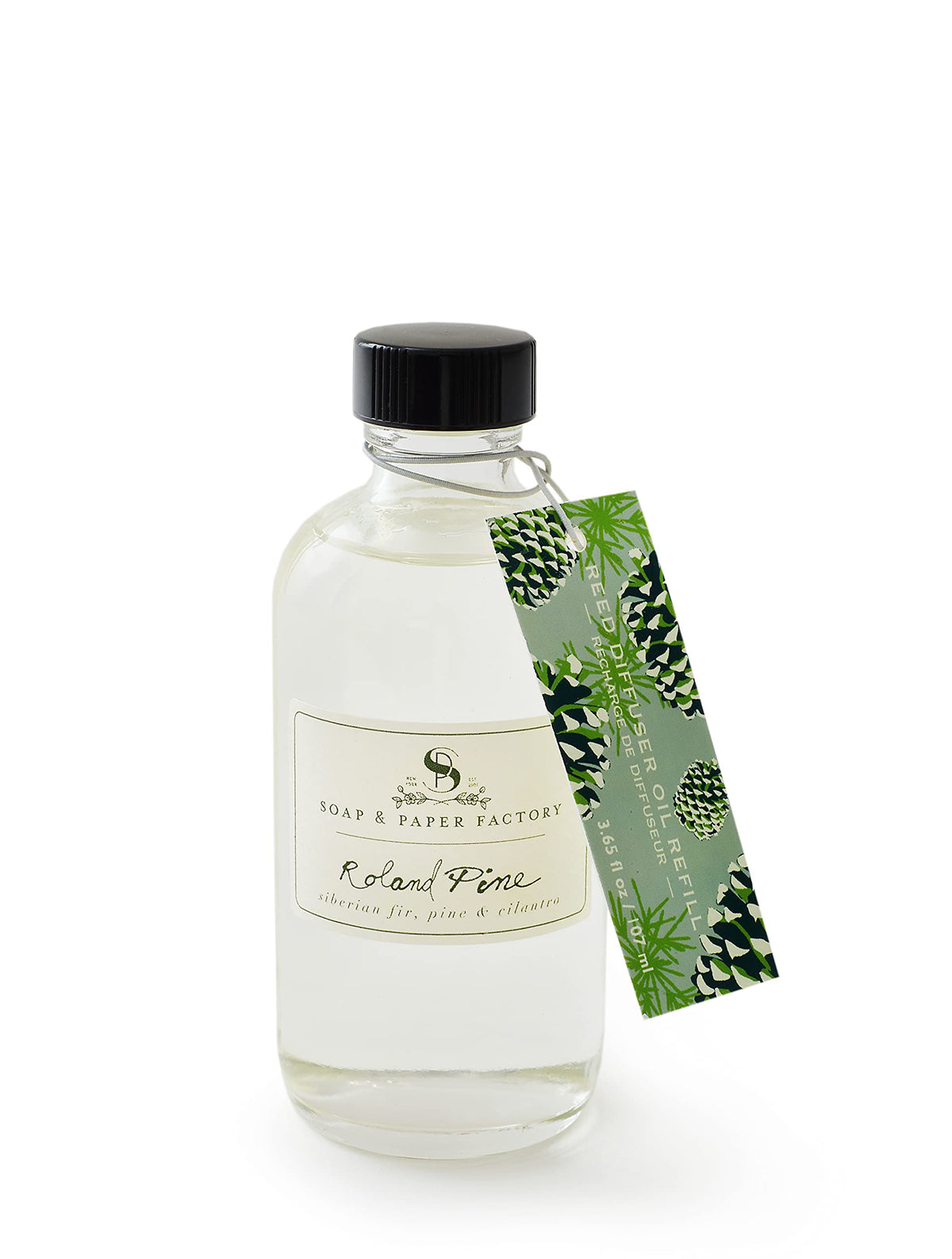 Roland Pine Diffuseur Soap & Paper Factory – face avant, pratique et élégant.
