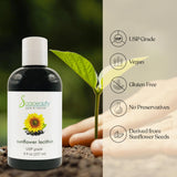 Soapeauty lécithine tournesol soins peau, texture fluide idéale pour hydrater.