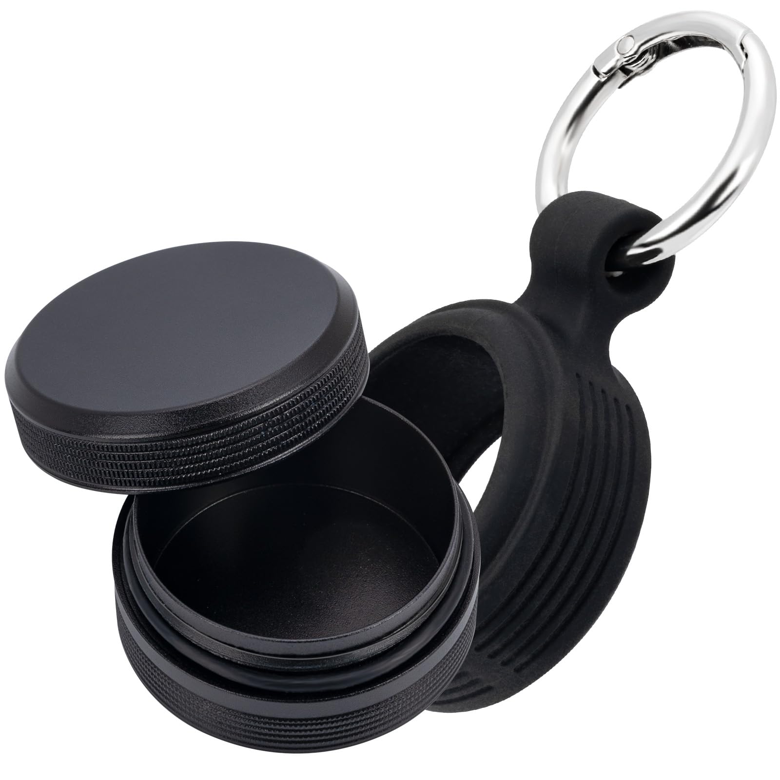 SOBAHIDO étui aluminium compact, rangement discret et léger pour clés et pilules.
