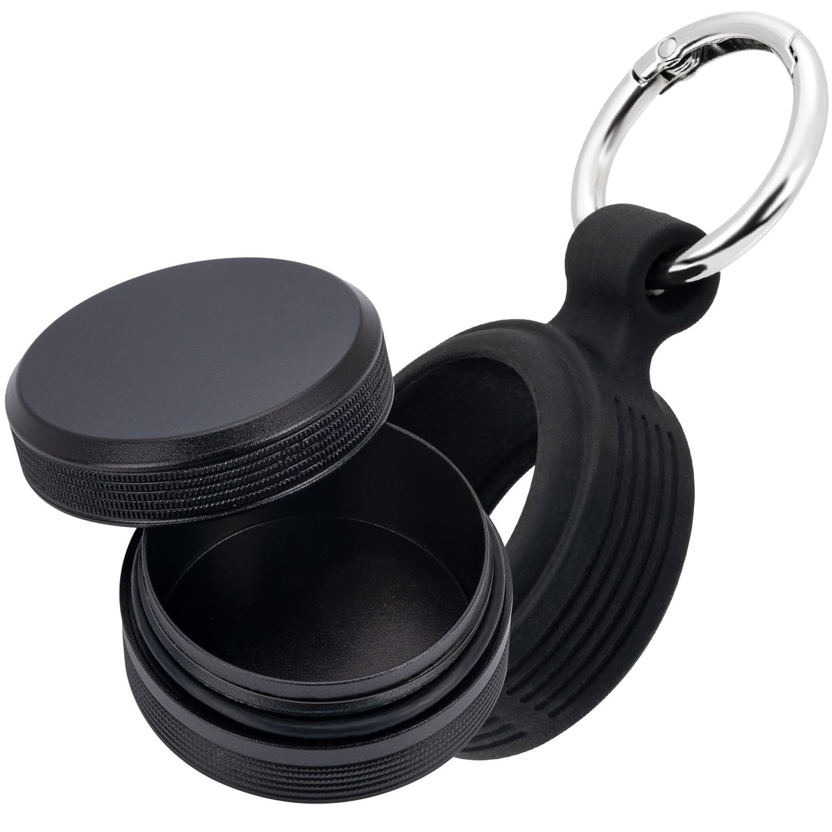 SOBAHIDO étui aluminium compact, rangement discret et léger pour clés et pilules.