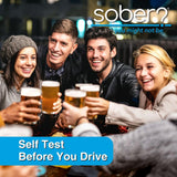 SOBER? Bande bleue: indication de non-conduite possible