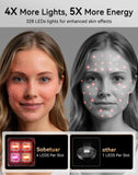 Masque LED Sobetuar – détail infrarouge 850nm et circulation cutanée