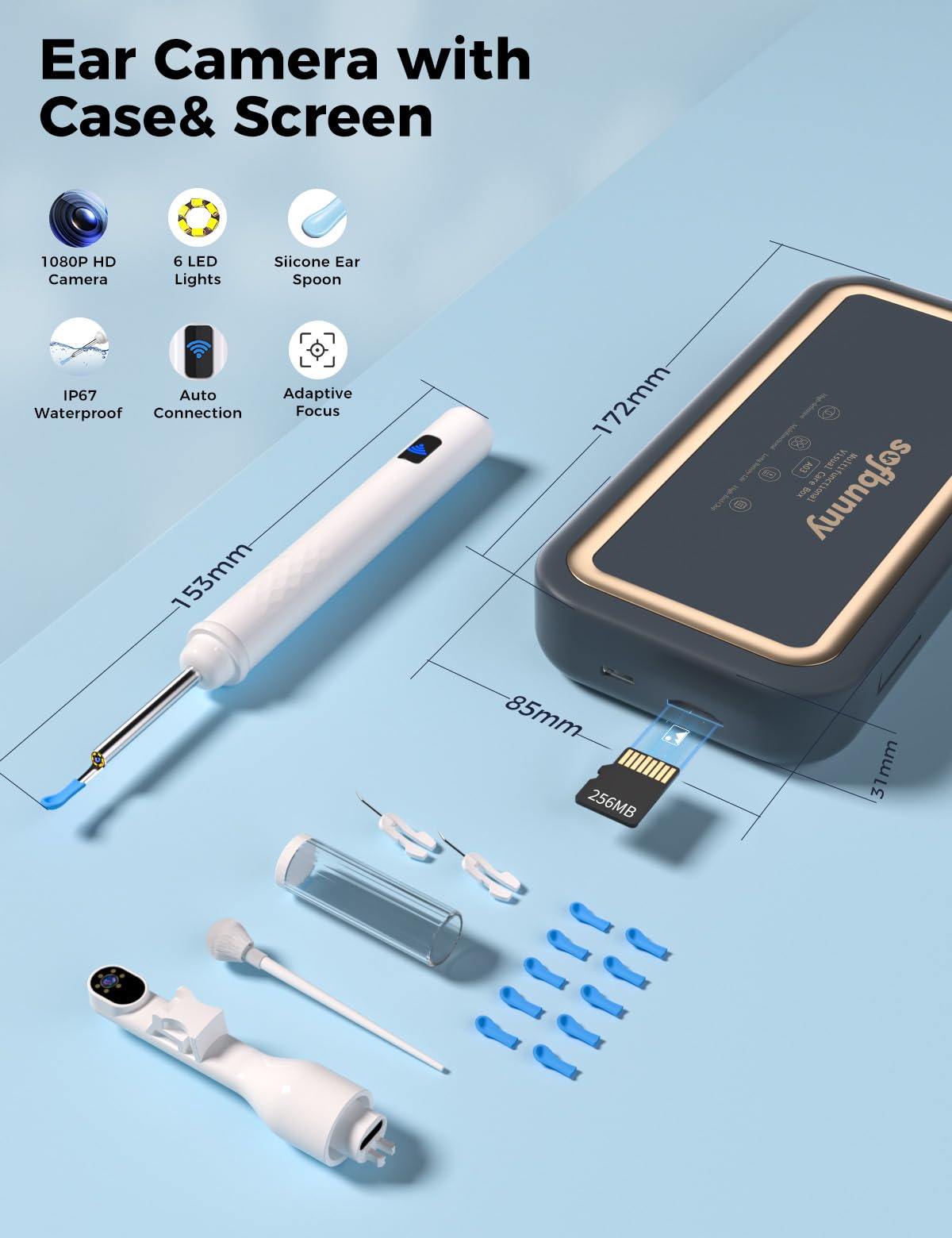 Sofbunny A03 têtes remplaçables douces pour un nettoyage en douceur.