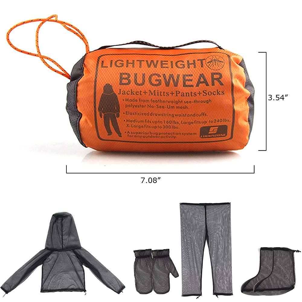 Sofiey Mosquito Net Suit utilisation extérieur : protection légère contre les insectes