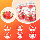 Gommes Softbear CoQ10 fraise, moment de plaisir tout en soutien énergétique.