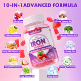 softbear gommes fer avec vitamines C et B pour absorption optimisée.