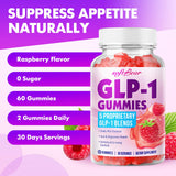 Softbear Gommes GLP-1 énergie quotidienne, saveur framboise.