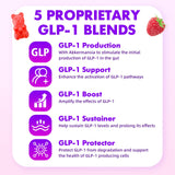 Softbear Gommes GLP-1 routine quotidienne, goût framboise.
