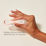 Softdisc aide à prévenir les fuites pendant la nuit et le sport.