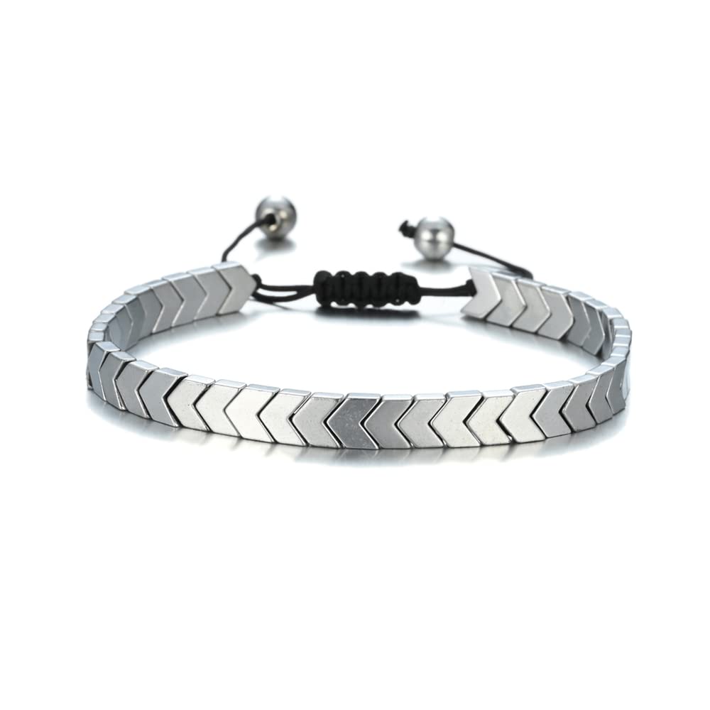 Softones bracelet hématite noir fleche – design élégant et léger pour un style affirmé