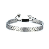 Softones bracelet hématite noir fleche – design élégant et léger pour un style affirmé