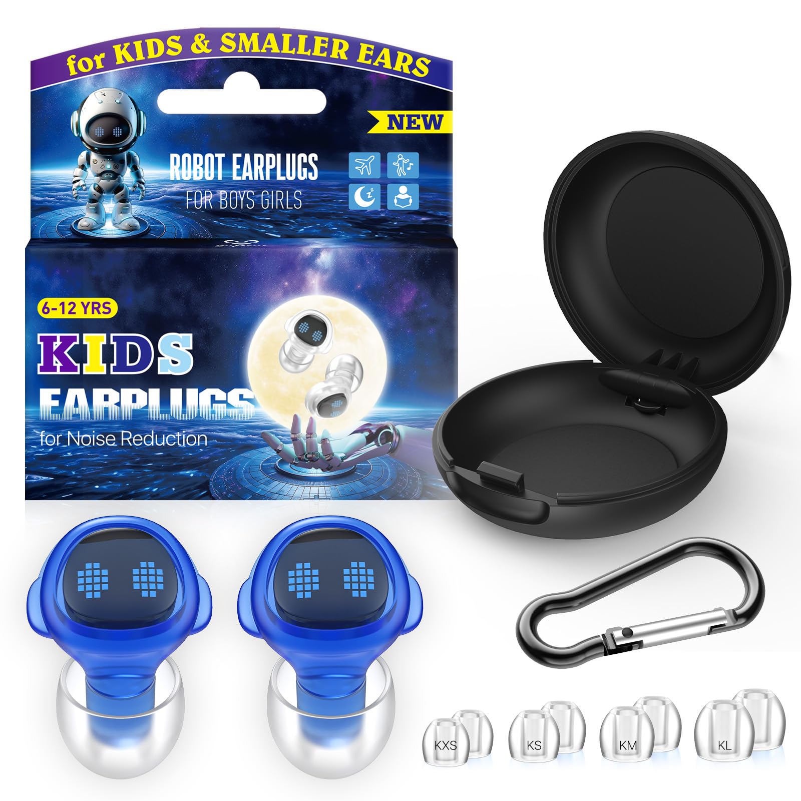 Softvox bouchons d'oreilles pour enfants et réduction bruit 26 dB, usage quotidien sécurisé.