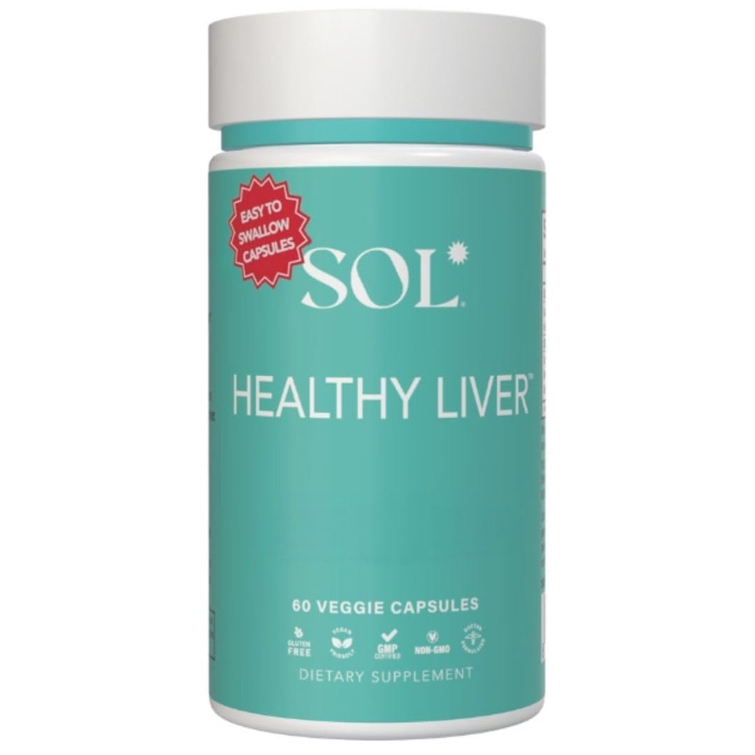 Sol Nutrition Bouteille Foie Santé, format pratique pour utilisation journalière